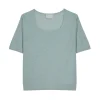 Montagut Flamed linen ribbed T-shirt - Tahissa