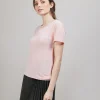 Montagut Flamed linen round neck T-shirt - Bang