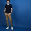 Montagut Flamed linen round neck T-shirt - Renaud