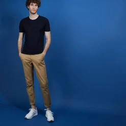 Montagut Flamed linen round neck T-shirt - Renaud