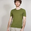 Montagut Flamed linen round neck T-shirt - Renaud