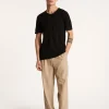 Montagut Flamed linen round neck T-shirt - Renaud