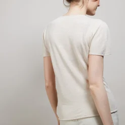 Montagut Flamed linen round neck T-shirt - Bang
