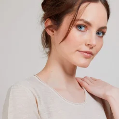 Montagut Flamed linen round neck T-shirt - Bang