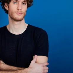 Montagut Flamed linen round neck T-shirt - Renaud
