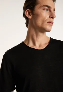 Montagut Flamed linen round neck T-shirt - Renaud