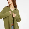 Montagut Flamed linen shawl collar cardigan - Maelle