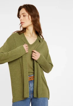 Montagut Flamed linen shawl collar cardigan - Maelle