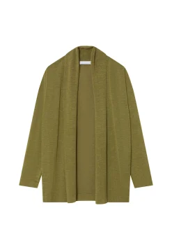 Montagut Flamed linen shawl collar cardigan - Maelle