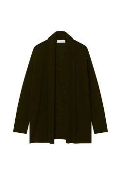 Montagut Flamed linen shawl collar cardigan - Maelle