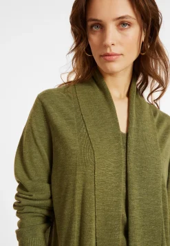 Montagut Flamed linen shawl collar cardigan - Maelle
