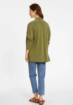 Montagut Flamed linen shawl collar cardigan - Maelle
