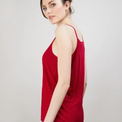 Montagut Flamed linen tank top - Bajah