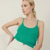Montagut Flamed linen tank top - Mijas