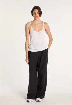 Montagut Flamed linen tank top - Mijas