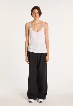 Montagut Flamed linen tank top - Mijas