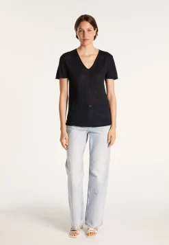 Montagut Flamed linen T-shirt - Balkan