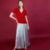 Montagut Flamed linen T-shirt - Balkan