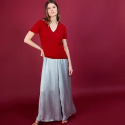 Montagut Flamed linen T-shirt - Balkan