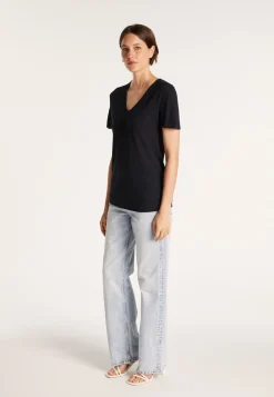 Montagut Flamed linen T-shirt - Balkan