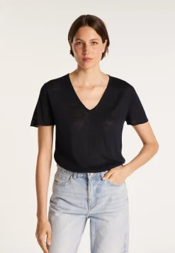 Montagut Flamed linen T-shirt - Balkan
