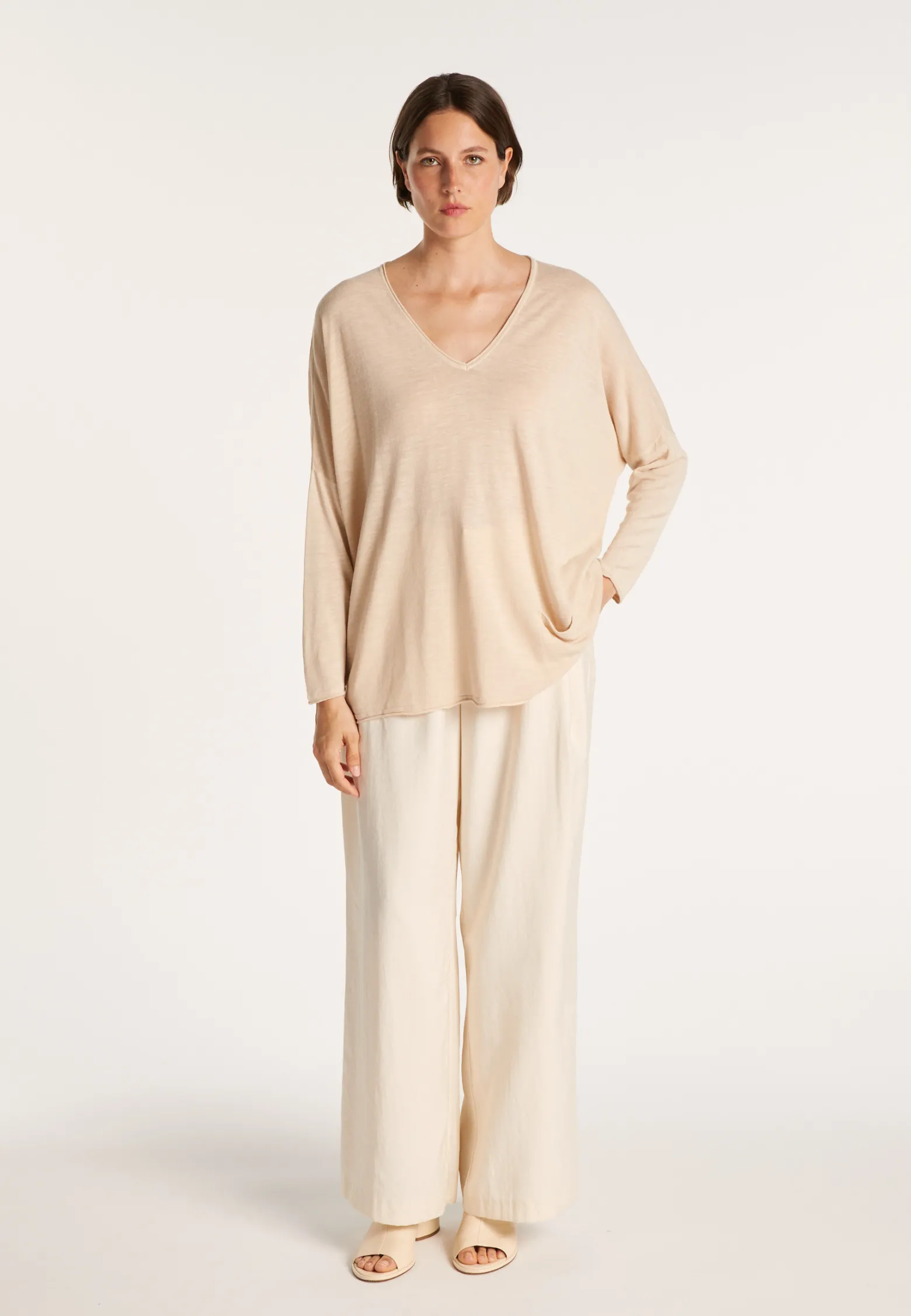 Montagut Flamed linen T-shirt - Balou