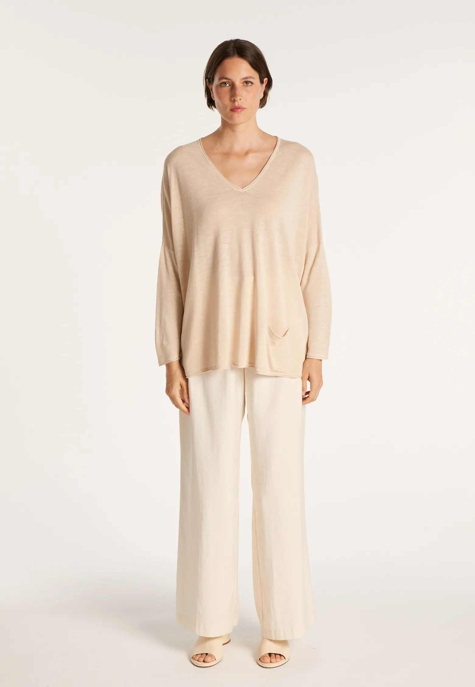Montagut Flamed linen T-shirt - Balou
