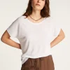 Montagut Flamed linen T-shirt - Lola