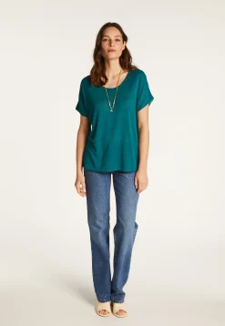 Montagut Flamed linen T-shirt - Lola