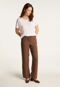 Montagut Flamed linen T-shirt - Lola