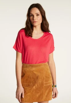 Montagut Flamed linen T-shirt - Lola