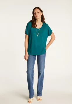 Montagut Flamed linen T-shirt - Lola
