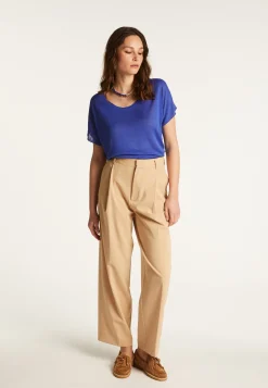 Montagut Flamed linen T-shirt - Lola