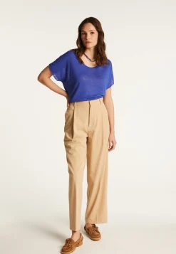 Montagut Flamed linen T-shirt - Lola