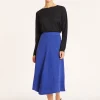 Montagut Flamed linen t-shirt with long sleeves and back buttons - Polly