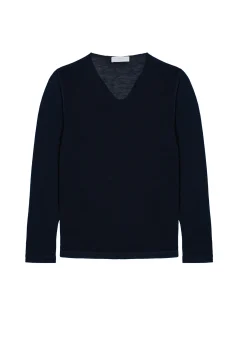Montagut Flamed linen tunisian collar t-shirt - Blayne