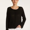 Montagut Flamed linen vest - Dory