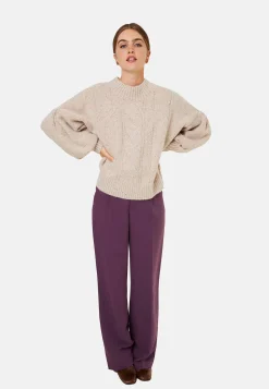 Montagut Flecked wool-blend crew-neck sweater - Laetitia