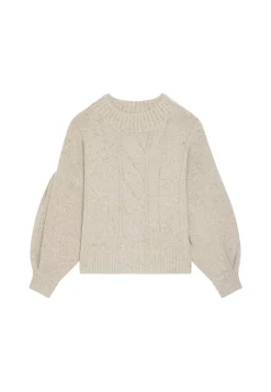 Montagut Flecked wool-blend crew-neck sweater - Laetitia