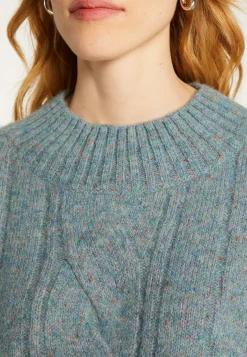 Montagut Flecked wool-blend crew-neck sweater - Laetitia