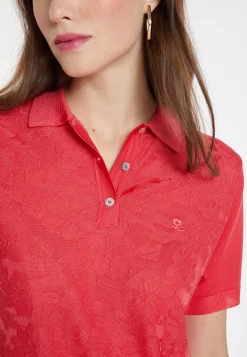 Montagut Flower-patterned Fil Lumière polo-shirt - Katharina
