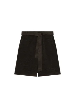 Montagut Fluid shorts in flamed linen - Maceo