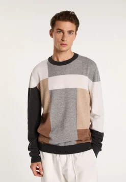Montagut Geometric cashmere sweater - Lima