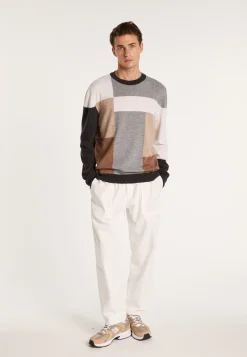 Montagut Geometric cashmere sweater - Lima