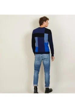 Montagut Geometric cashmere sweater - Lima