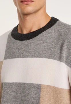 Montagut Geometric cashmere sweater - Lima