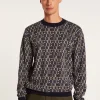 Montagut Graphic cotton and wool sweater - Lorente