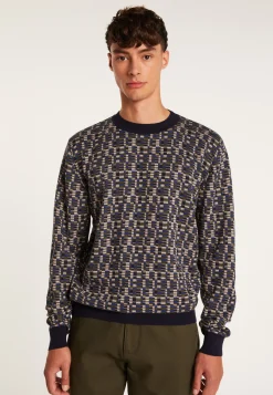 Montagut Graphic cotton and wool sweater - Lorente