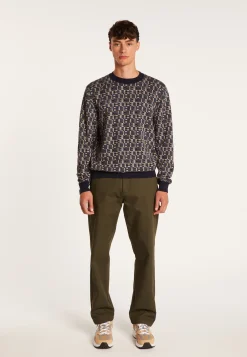 Montagut Graphic cotton and wool sweater - Lorente