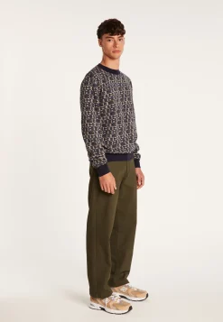 Montagut Graphic cotton and wool sweater - Lorente